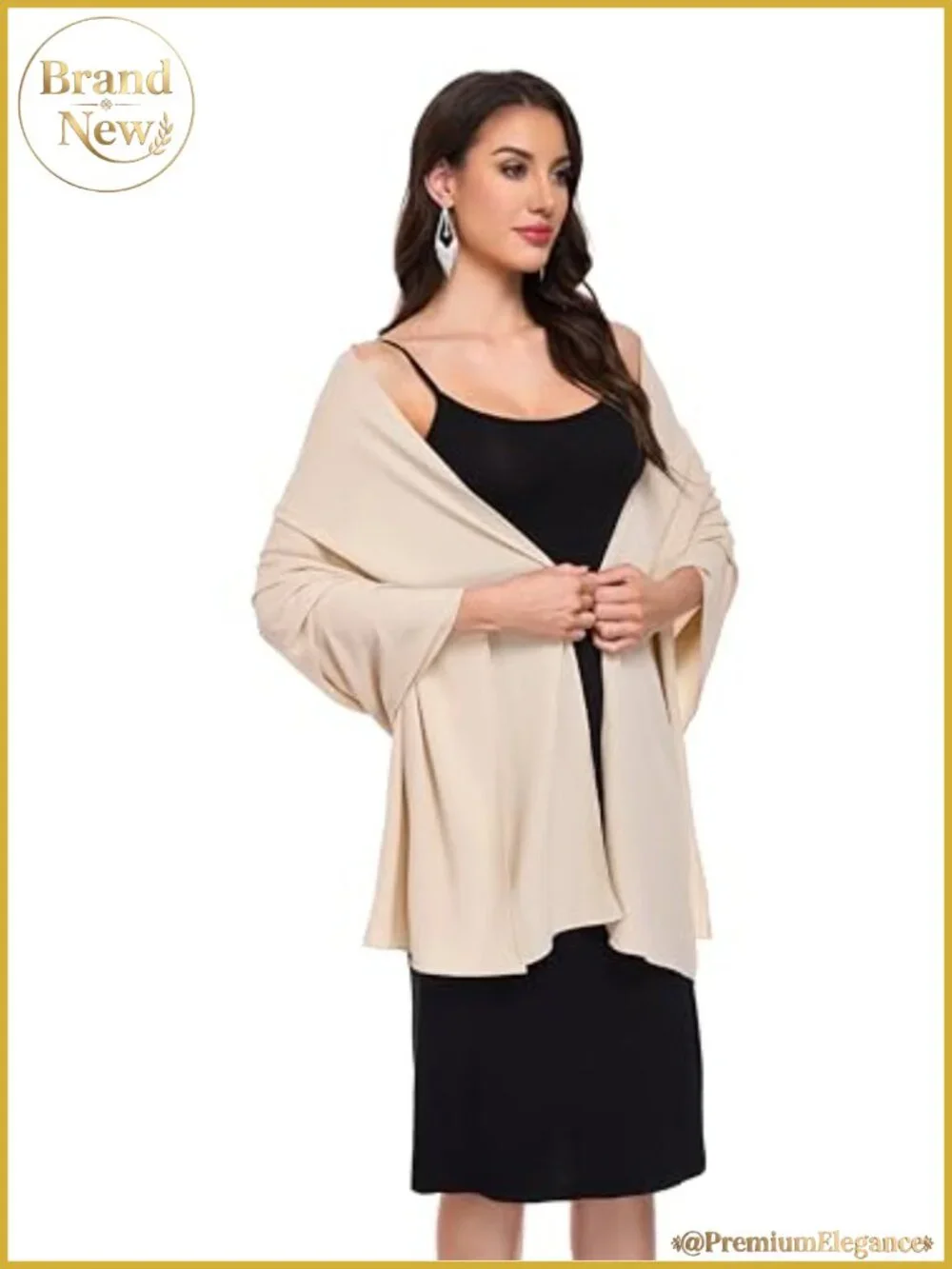 Chiffon Shawl Wrap for Evening Dresses Wedding Formal Scarf